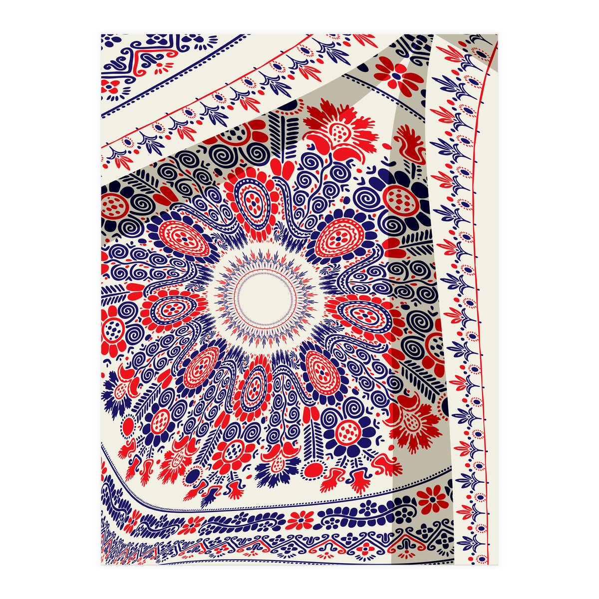 Romanian embroidery background 39 (Print Only)