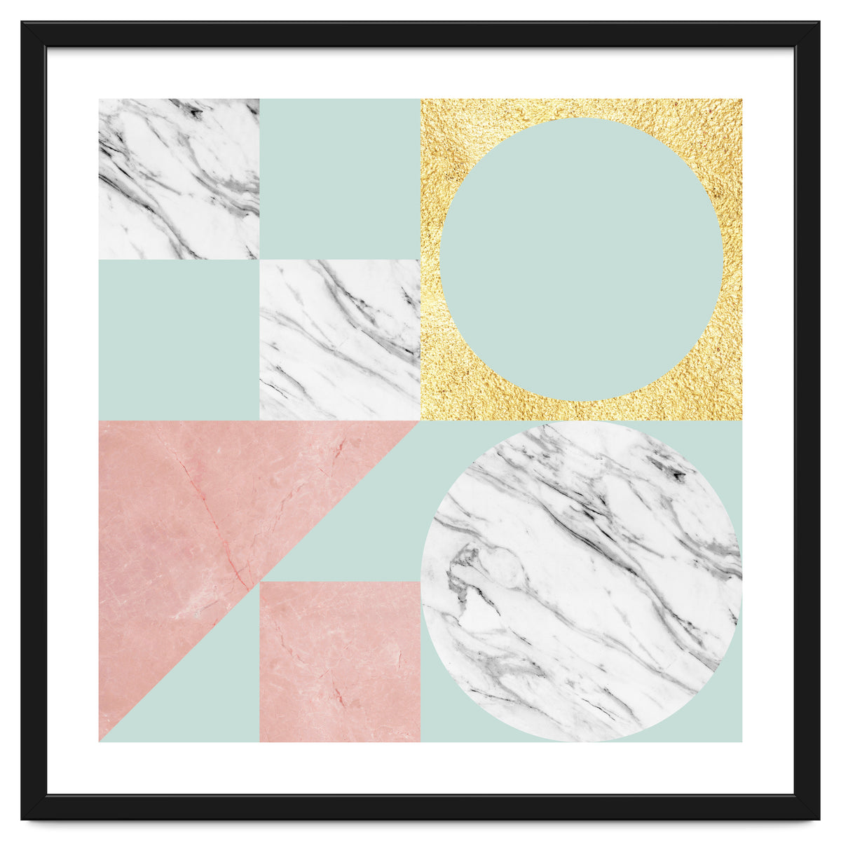 Marble and gold I