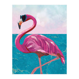 Flamingo on holiday (Print Only) thumbnail