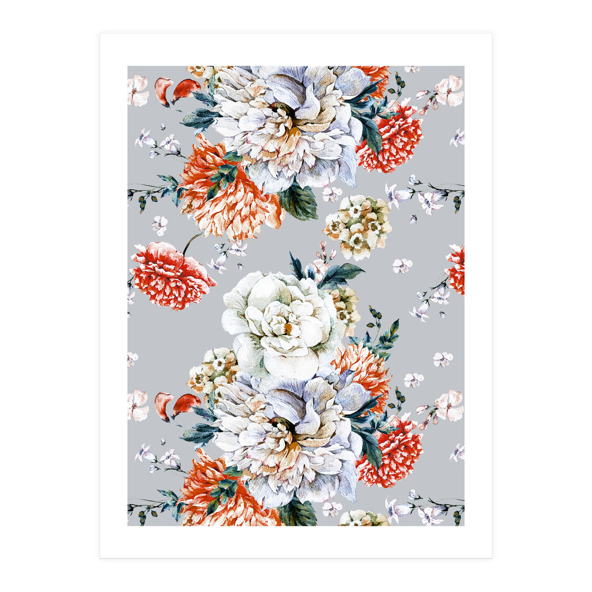 Blooming Flowers II (Print Only)