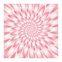 Spiral Pink Flower  (Print Only)