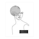 black white woman (Print Only) thumbnail