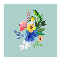 Flowers And Birds (Print Only)