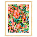 Fruit Garden, Tropical Forest Botanical Painting, Plants Vintage Nature thumbnail