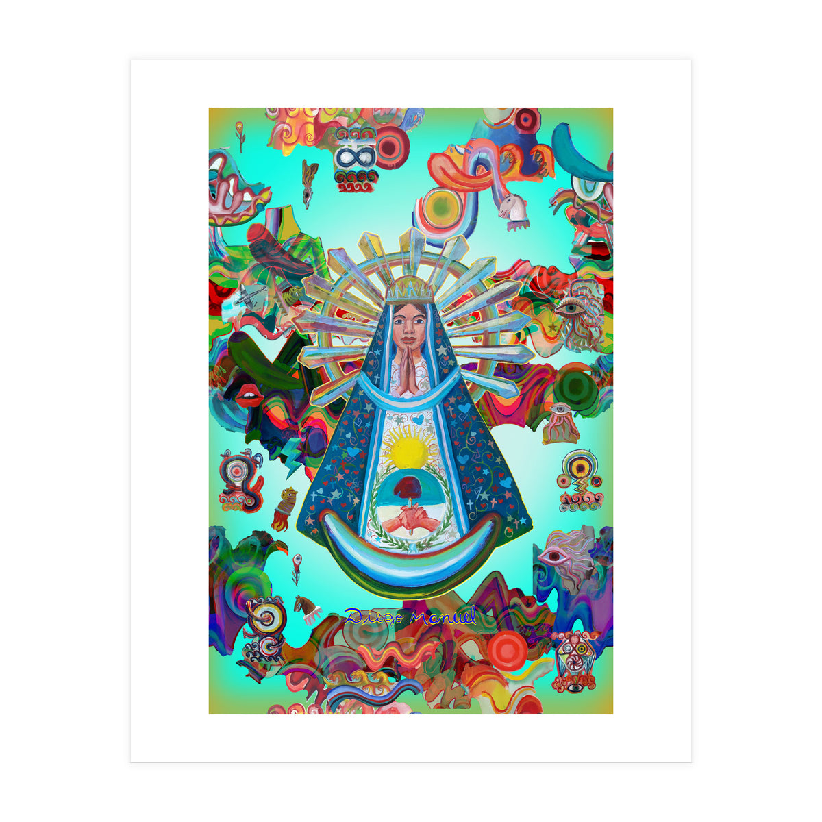 Virgen Y Graffiti 26 (Print Only)