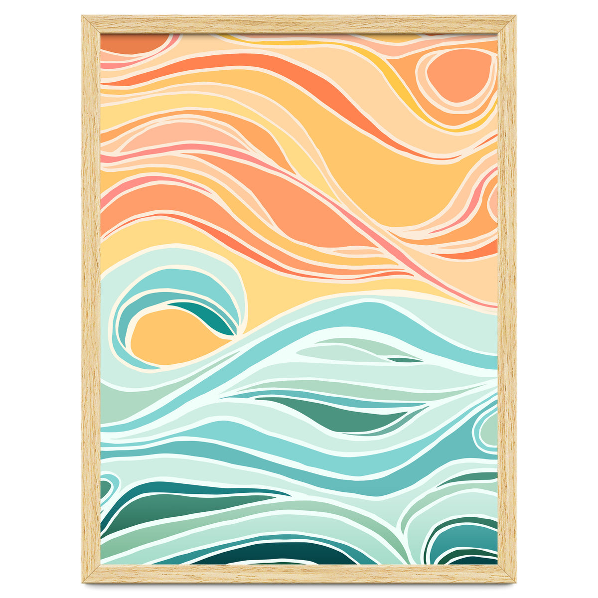 Sky And Sea Abstract