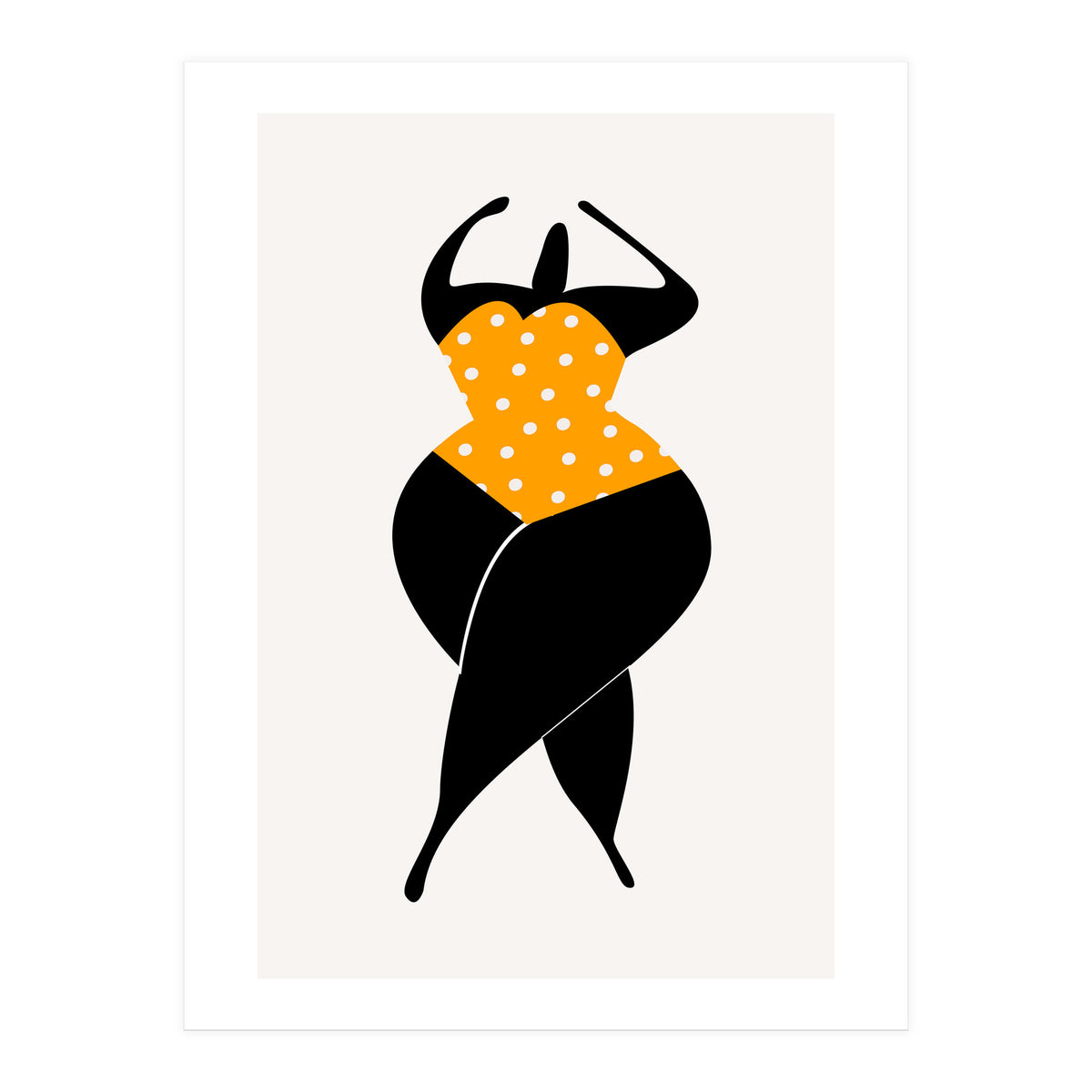 Dancing In The Sun Yellow (Print Only)