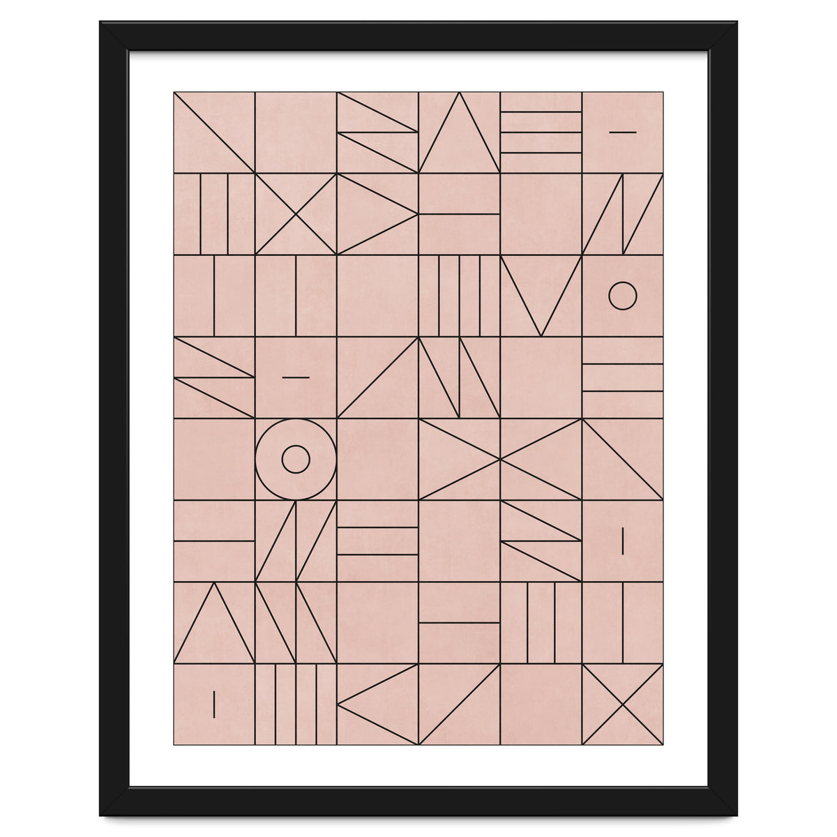 My Favorite Geometric Patterns No.2 - Pale Pink