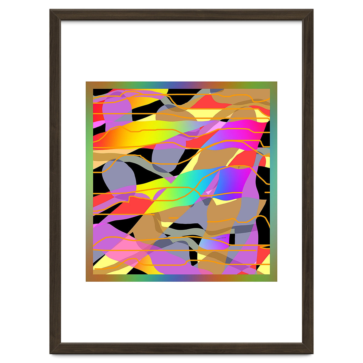 ABSTRACT COLOR BANDS