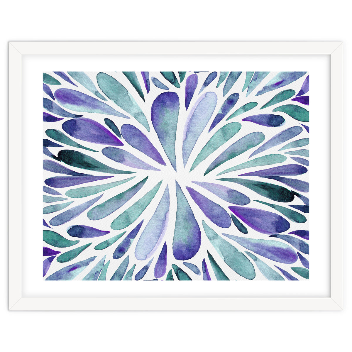 Retro abstract floral