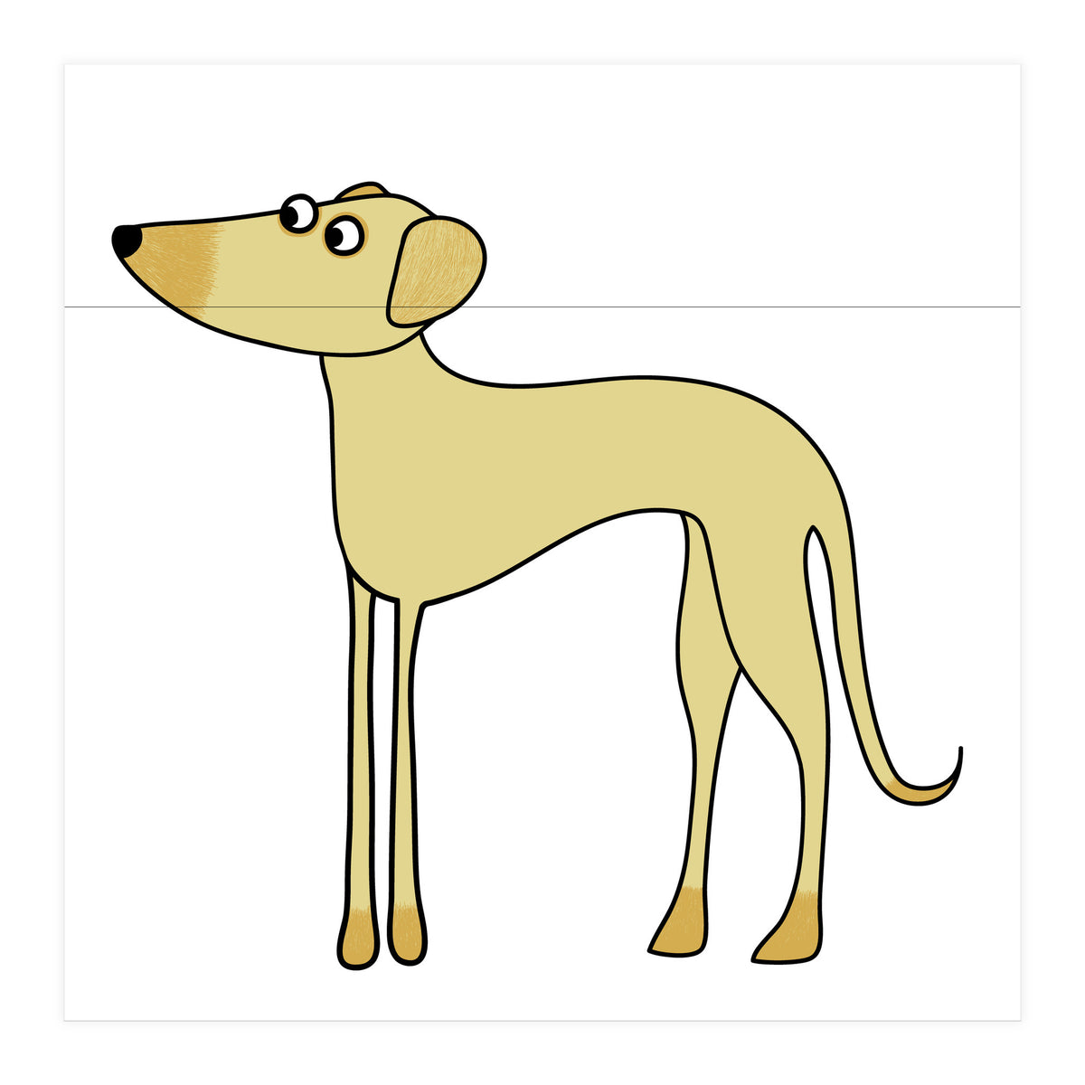 Sloughi Dog (Print Only)