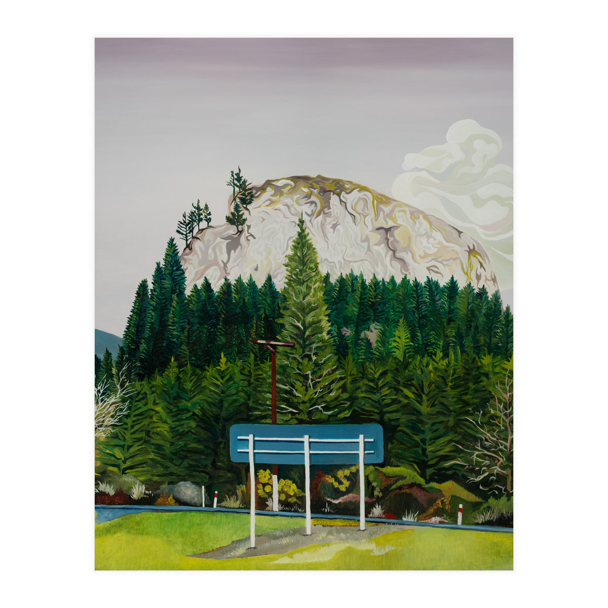 Pohaturoa - Approaching Taupo (Print Only)