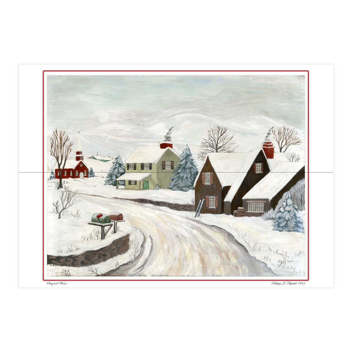 Snug & Warm Watercolor (Print Only)