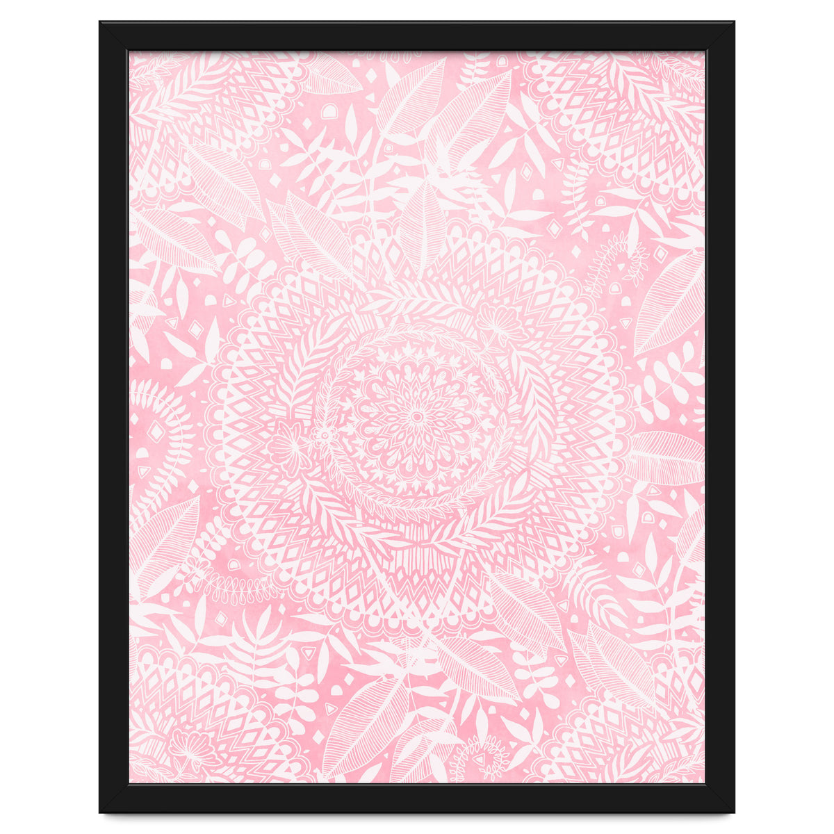 Medallion Pattern in Blush Pink