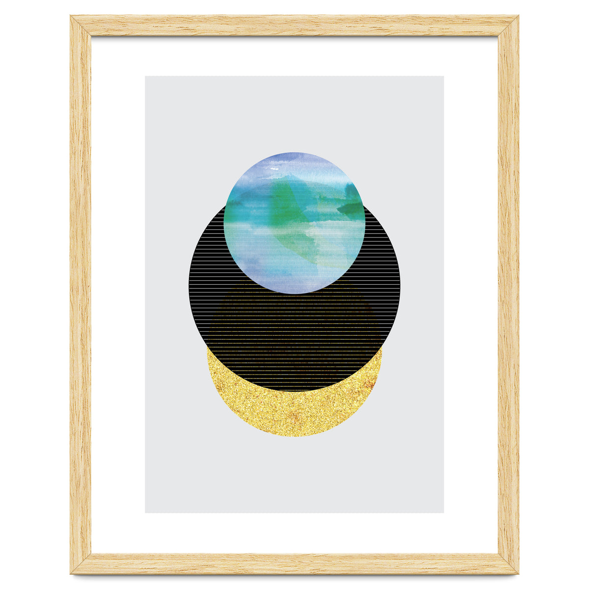 Underwater Sunset Abstract