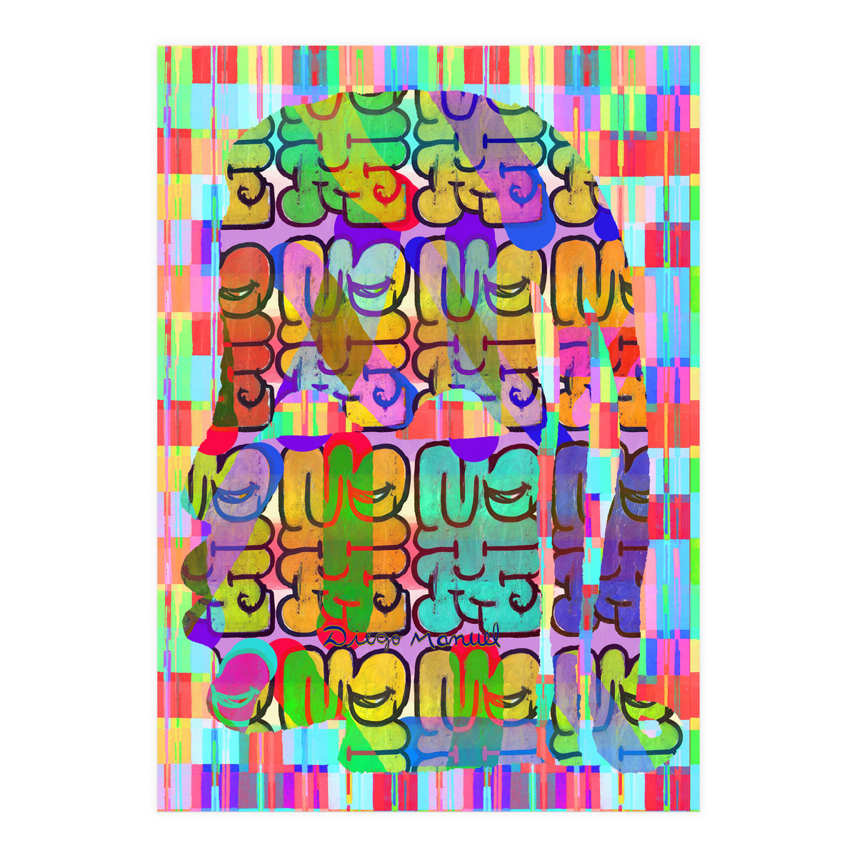 Abstracto Pop Nuevo B Nuevo 7 (Print Only)