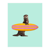 Surfing Otter (Print Only) thumbnail