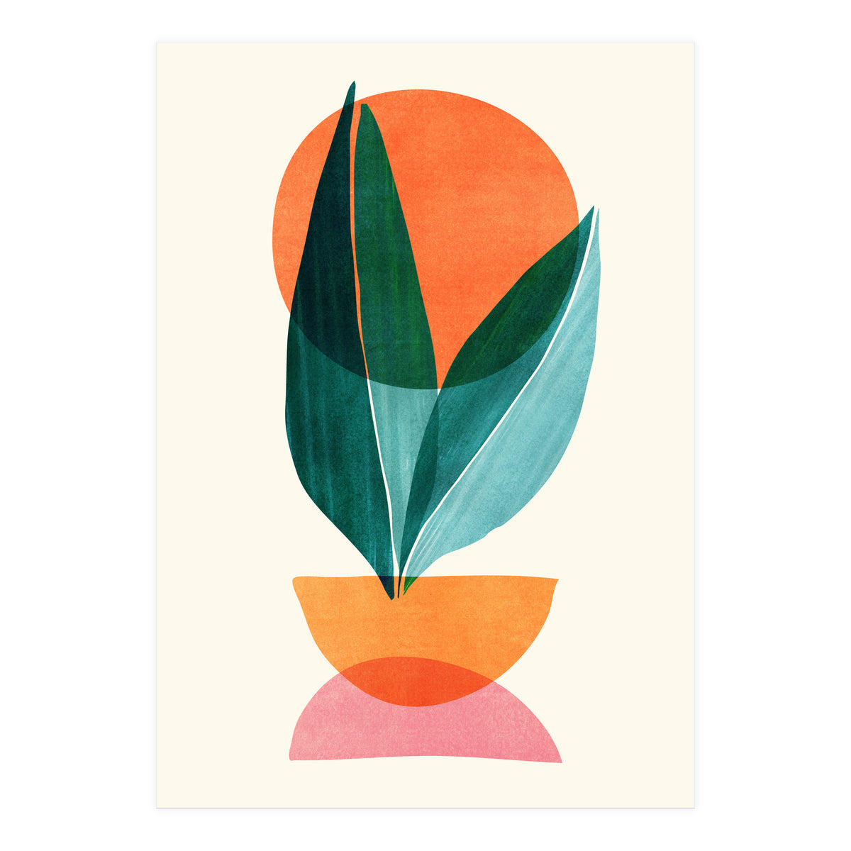 Abstract Nature Stack II (Print Only)