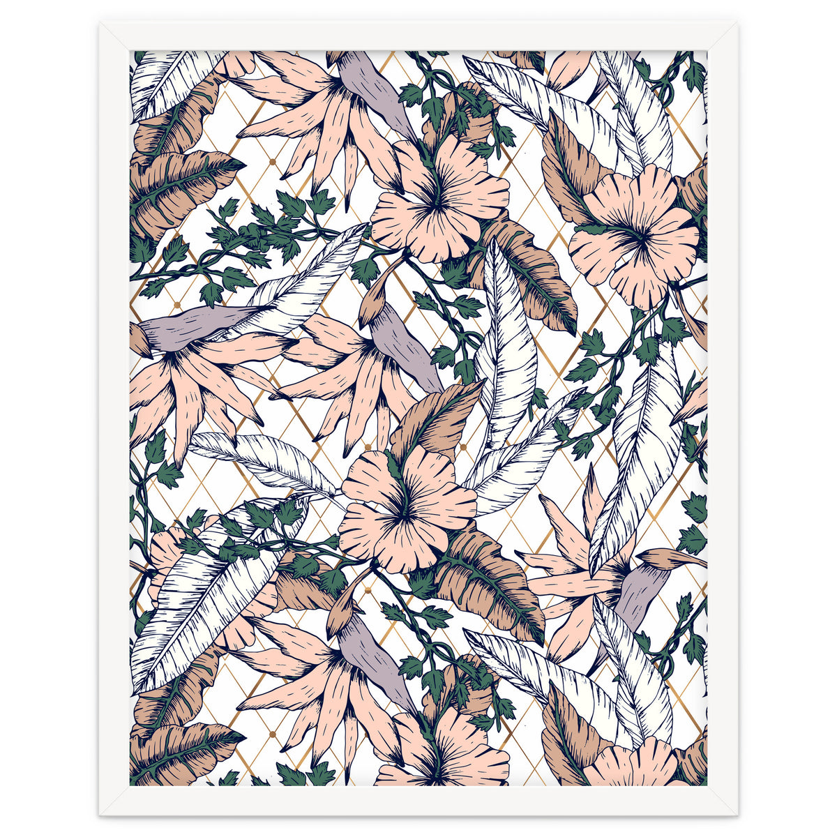 Exotic flowering and pattern geometric