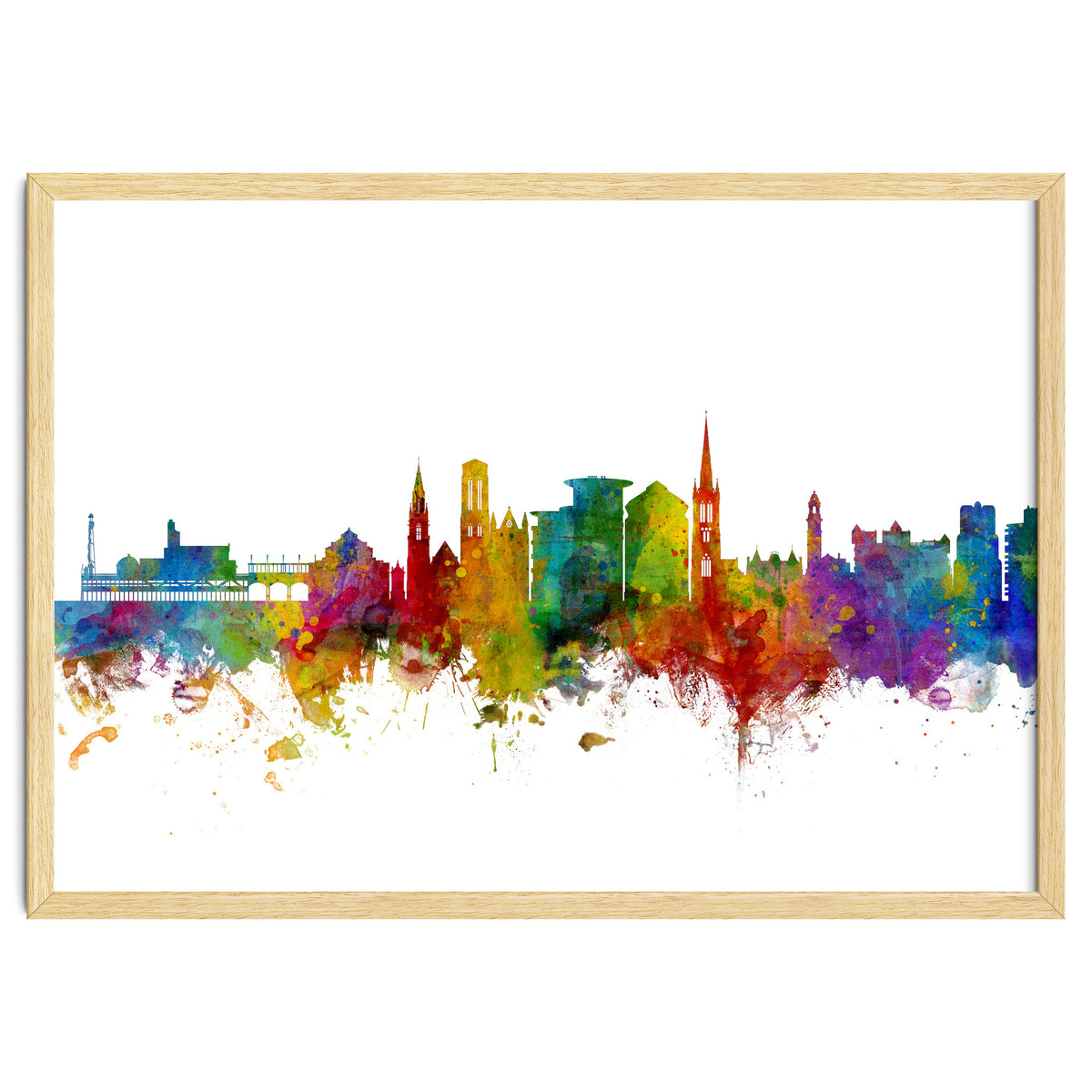 Bournemouth England Skyline