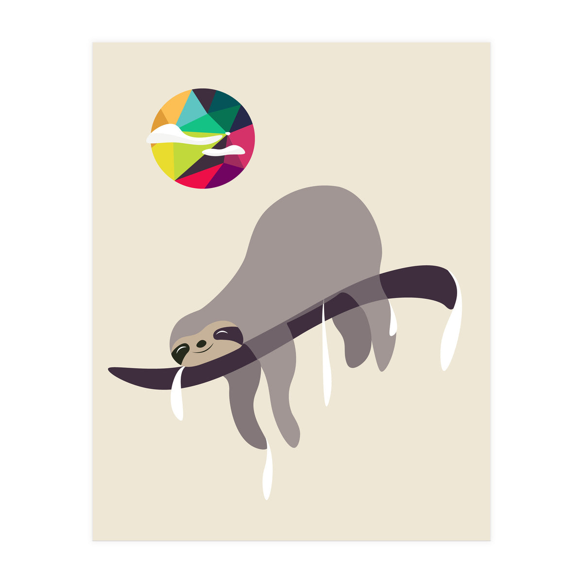 "Sleeping Beauty...Sloth“ (Print Only)