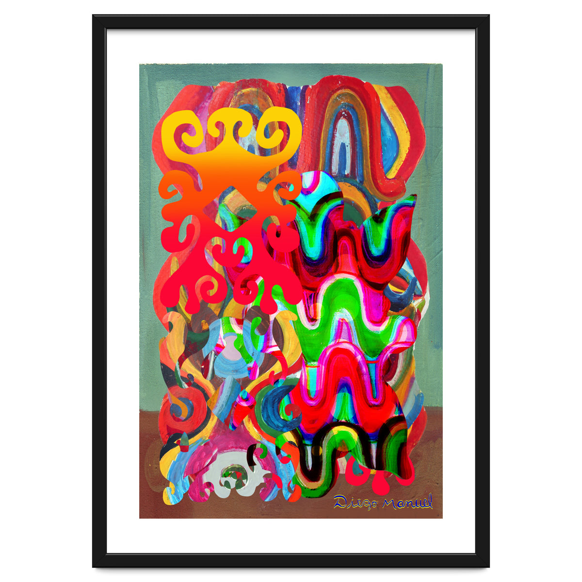 Pop Abstract Asimetrico A3