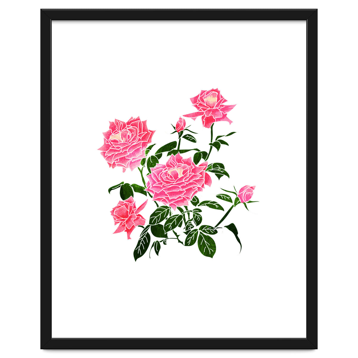 Rose V2 Art Print
