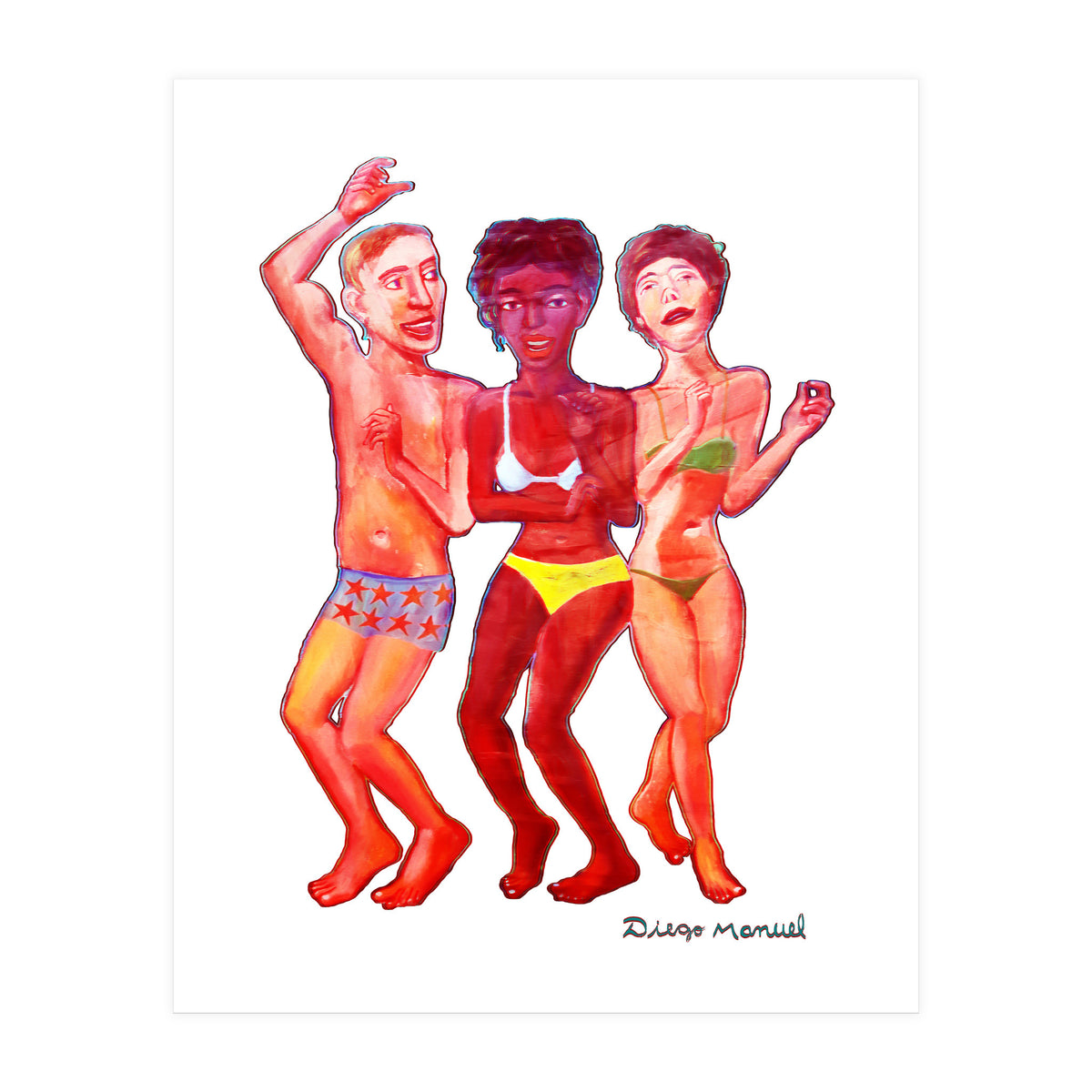 Beach Party 3d (Print Only)