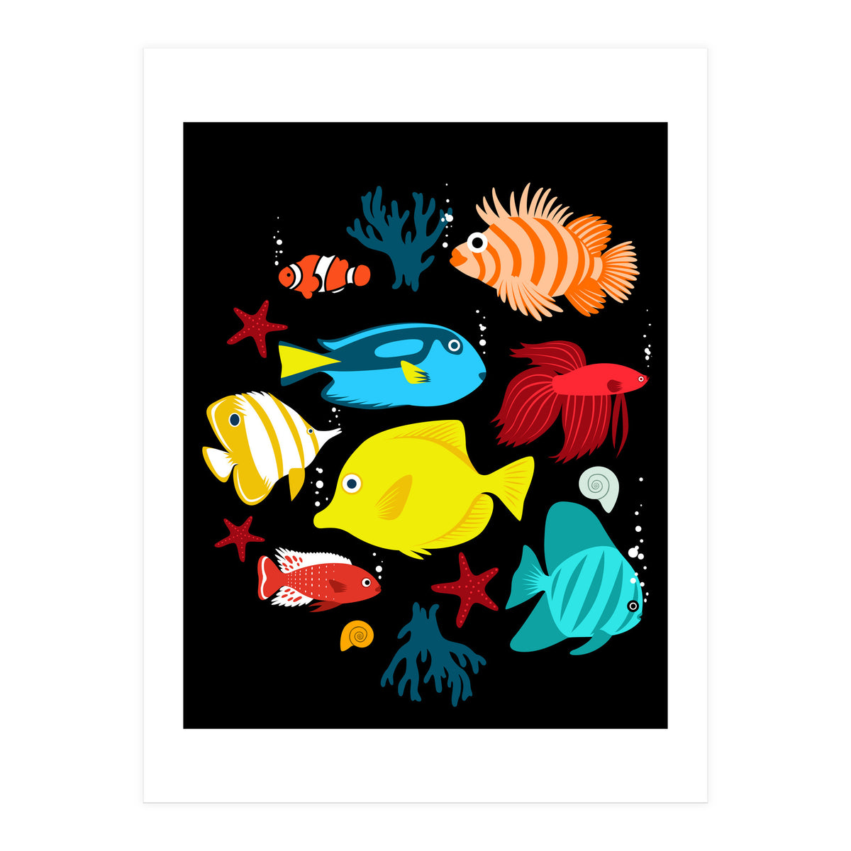Tropical Fish (Print Only)