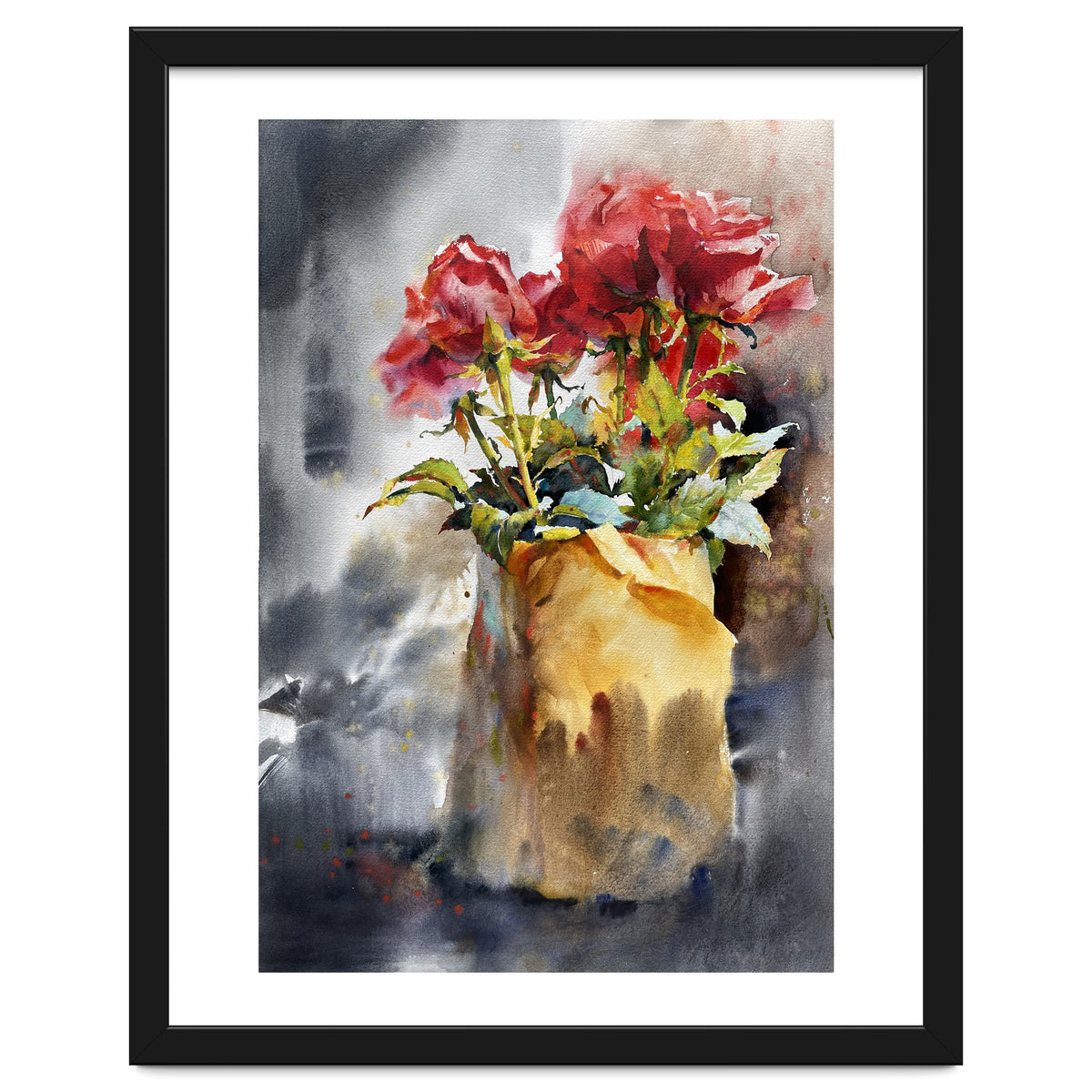 Bouquet of red roses