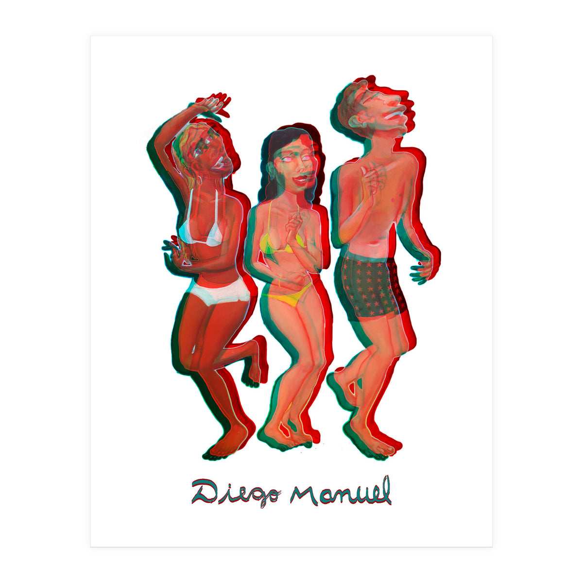 Bailando En La Playa 9 (Print Only)