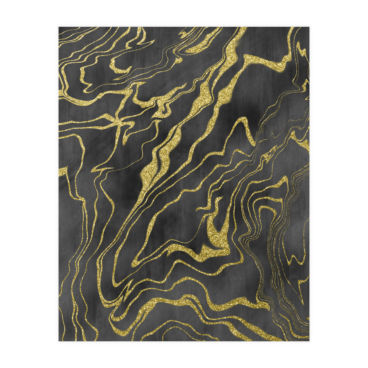 Golden Flows No. 9 (Print Only)