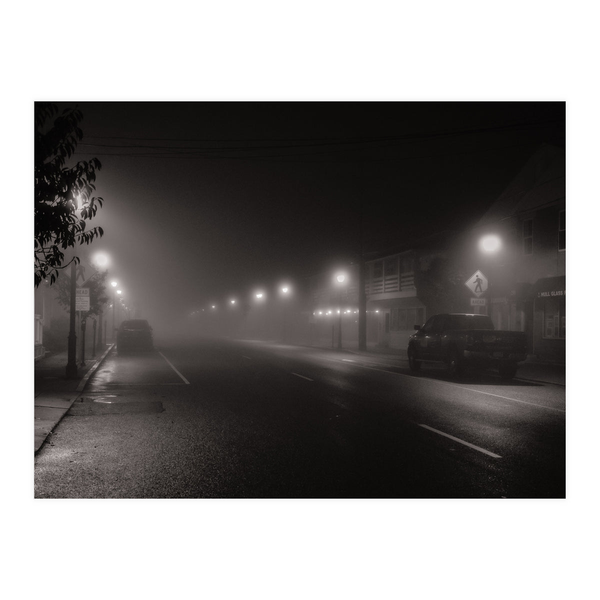 Foggy evening, Hull, Massachusetts  (Print Only)