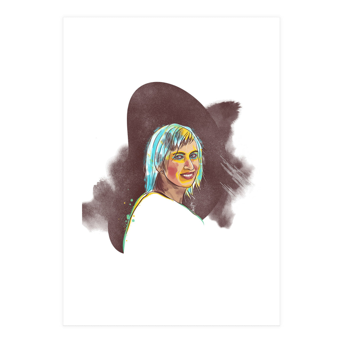 Smiling Eyes 1 (Print Only)