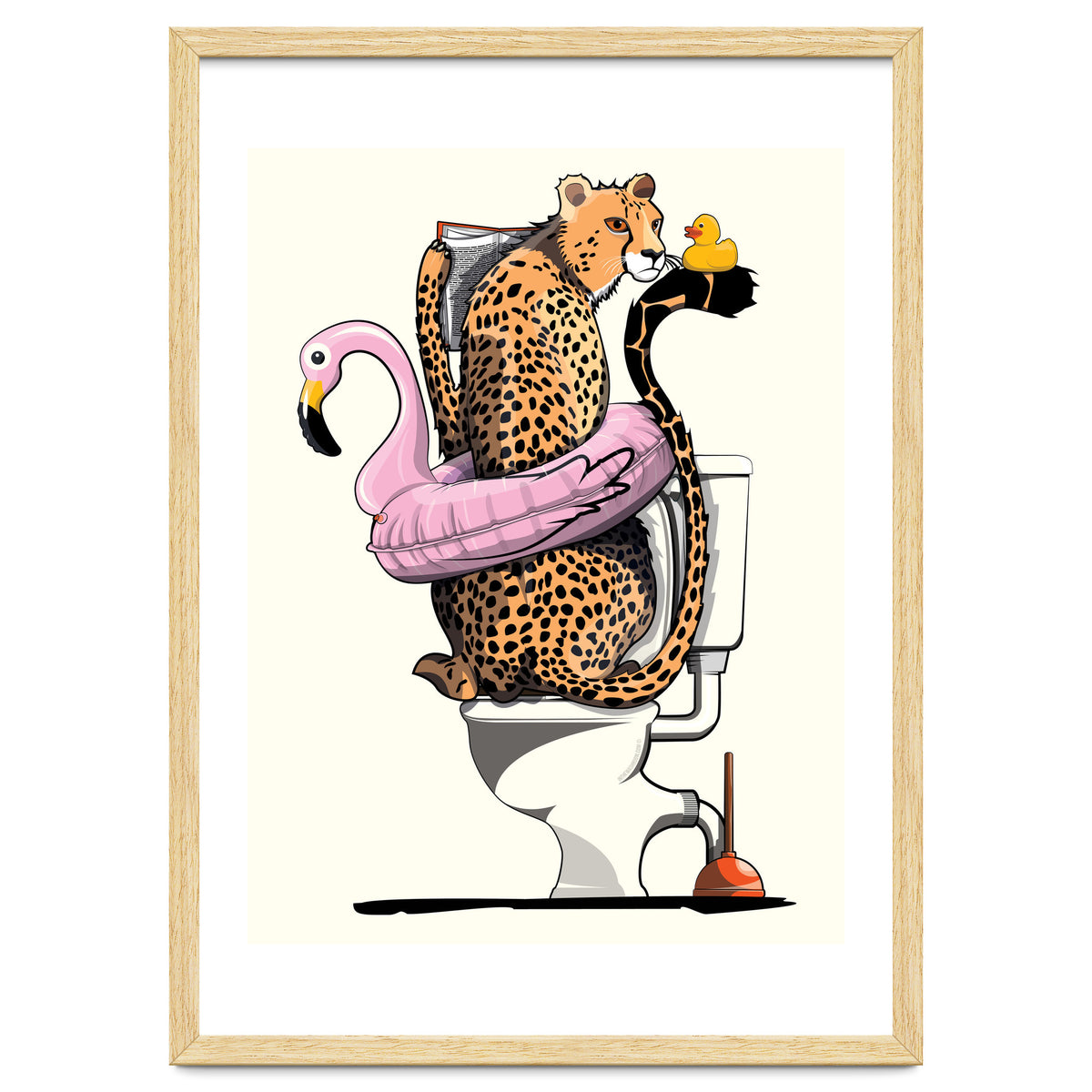 Cheetah on the Toilet, Funny Bathroom Humour