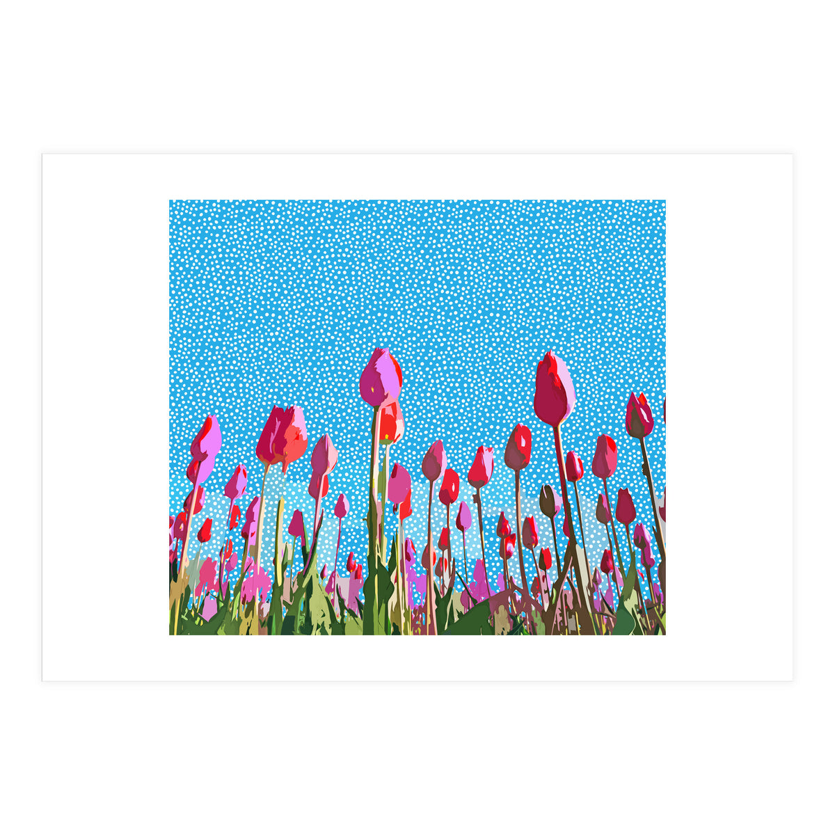Tiptoe through the tulips with me (Print Only)