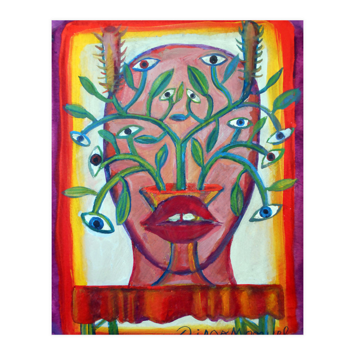 Cabeza De Mujer 5 (Print Only)