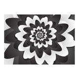Mono Chrome Flower Spiral Pattern (Print Only) thumbnail