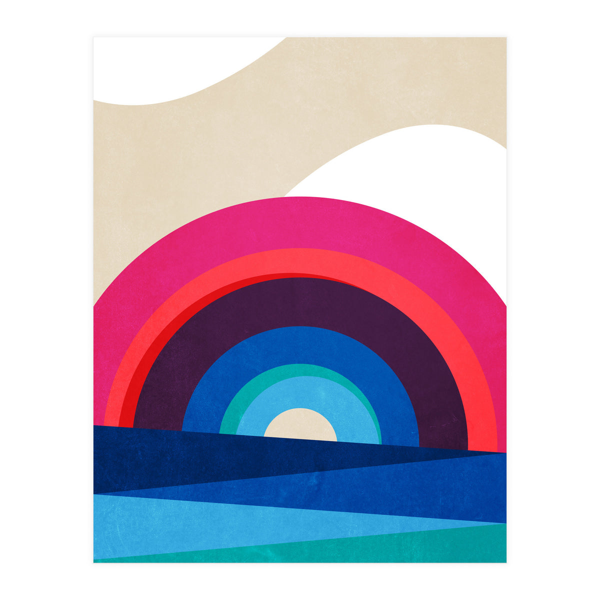 Rainbow and Sea (Print Only)