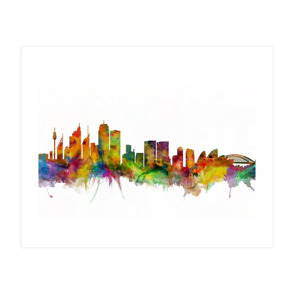 Sydney Australia Skyline (Print Only)