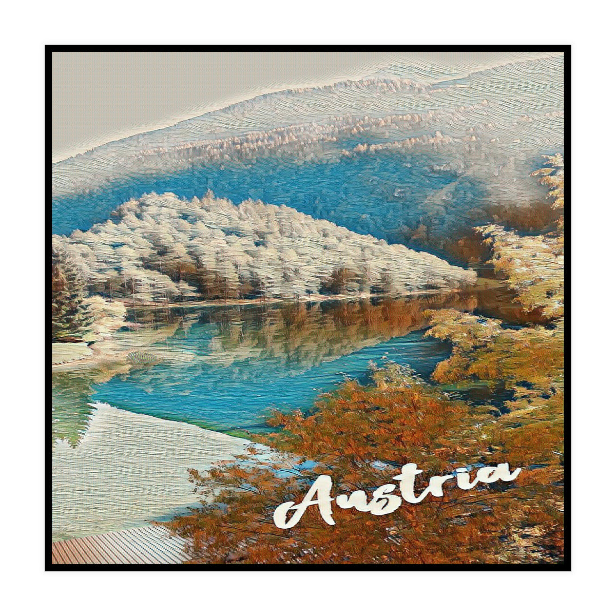 Austria Lake  (Print Only)