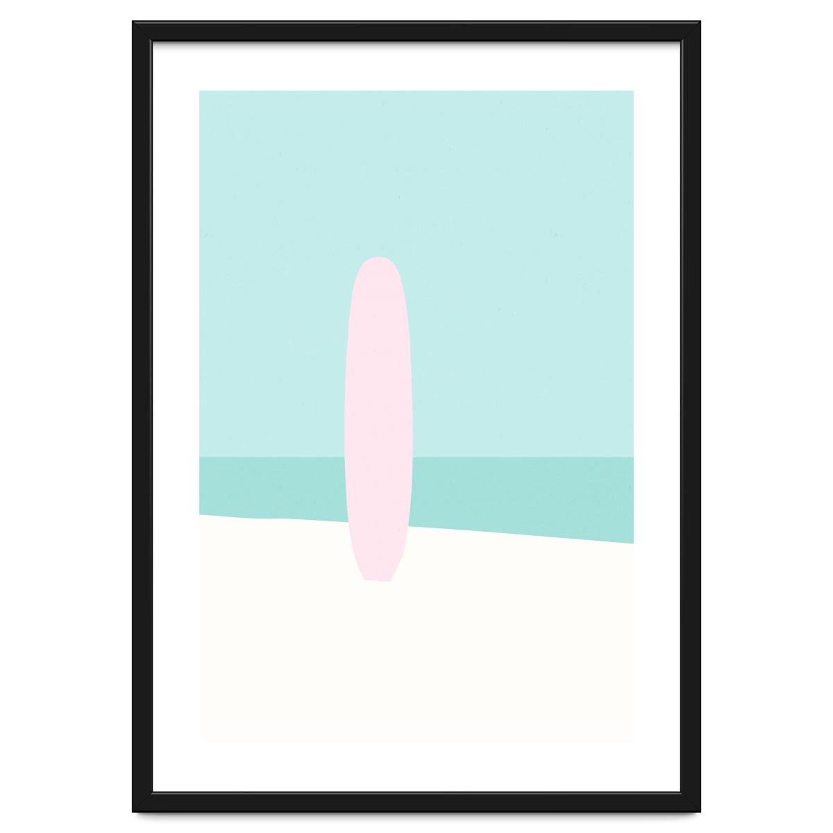 Minimal Surfboard - Turquoise Coast