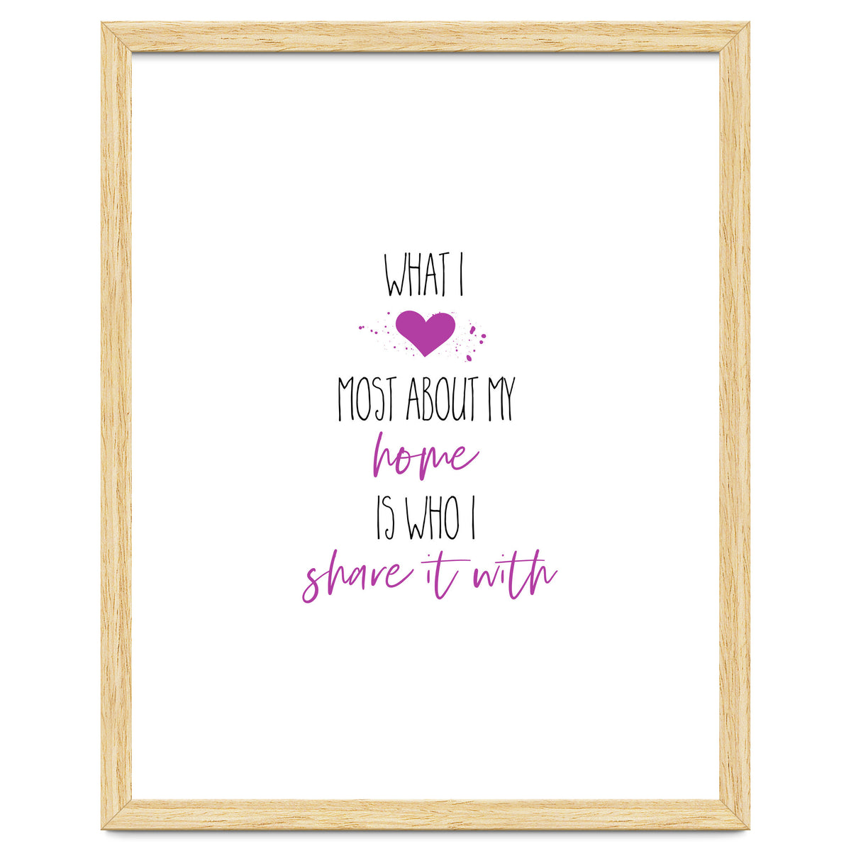 What I love most about my home