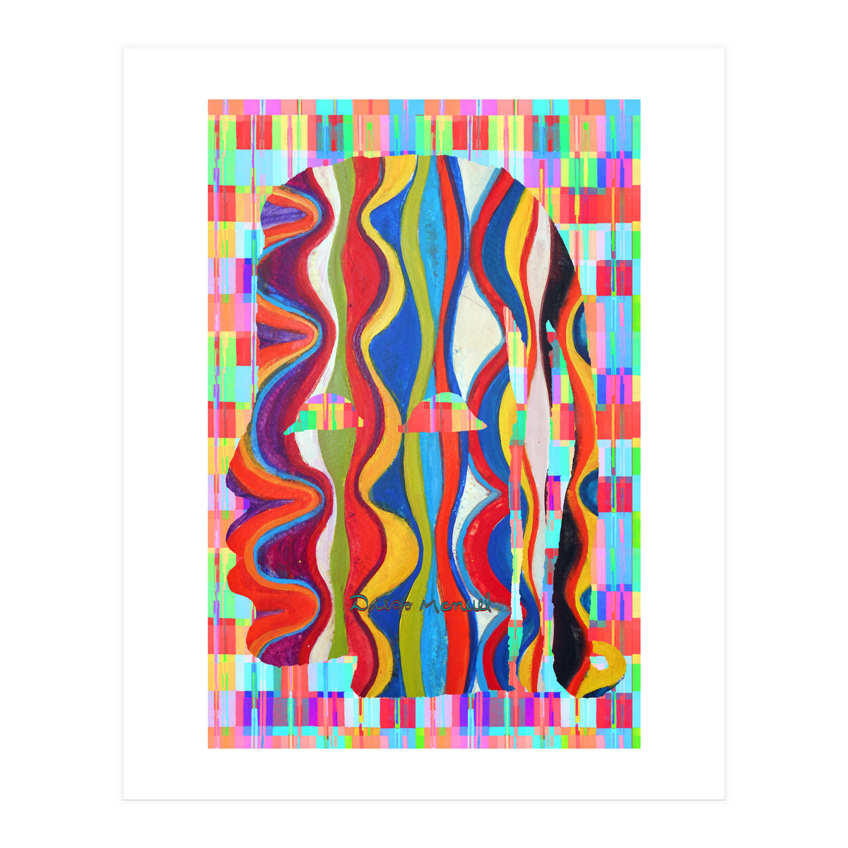 Abstracto Pop Nuevo B Nuevo 12 (Print Only)