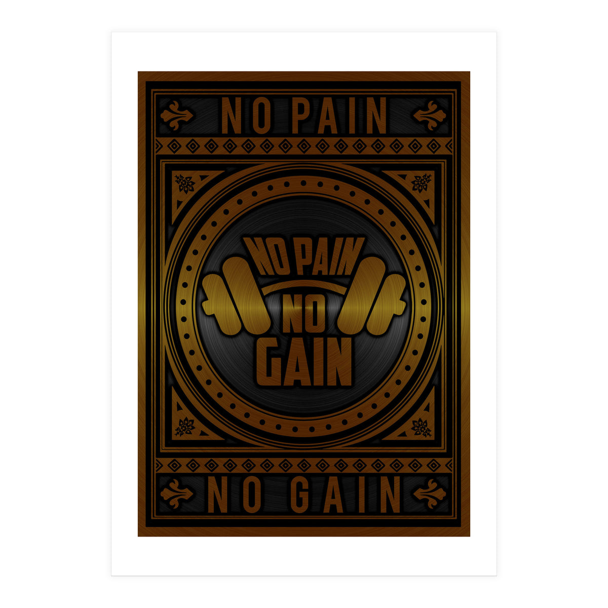 No Pain No Gain (Print Only)