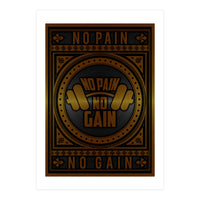 No Pain No Gain (Print Only)