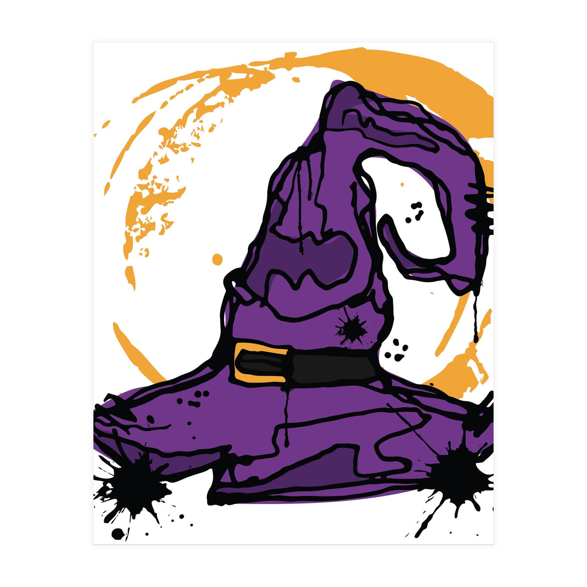 Witch hat Scribble (Print Only)