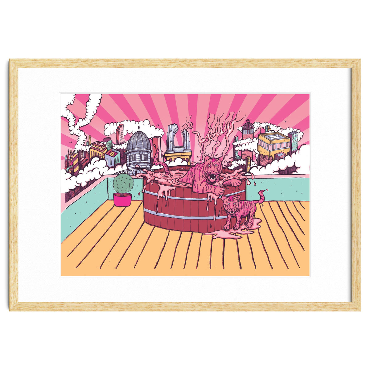 Strawberry Tigers Rooftop Jacuzzis Abbeydale Brewery x Lewy  12.4% ABV Strawberry, Chocolate, Smoked, Cherry Wood-chipped, Imperial Dessert Stout.