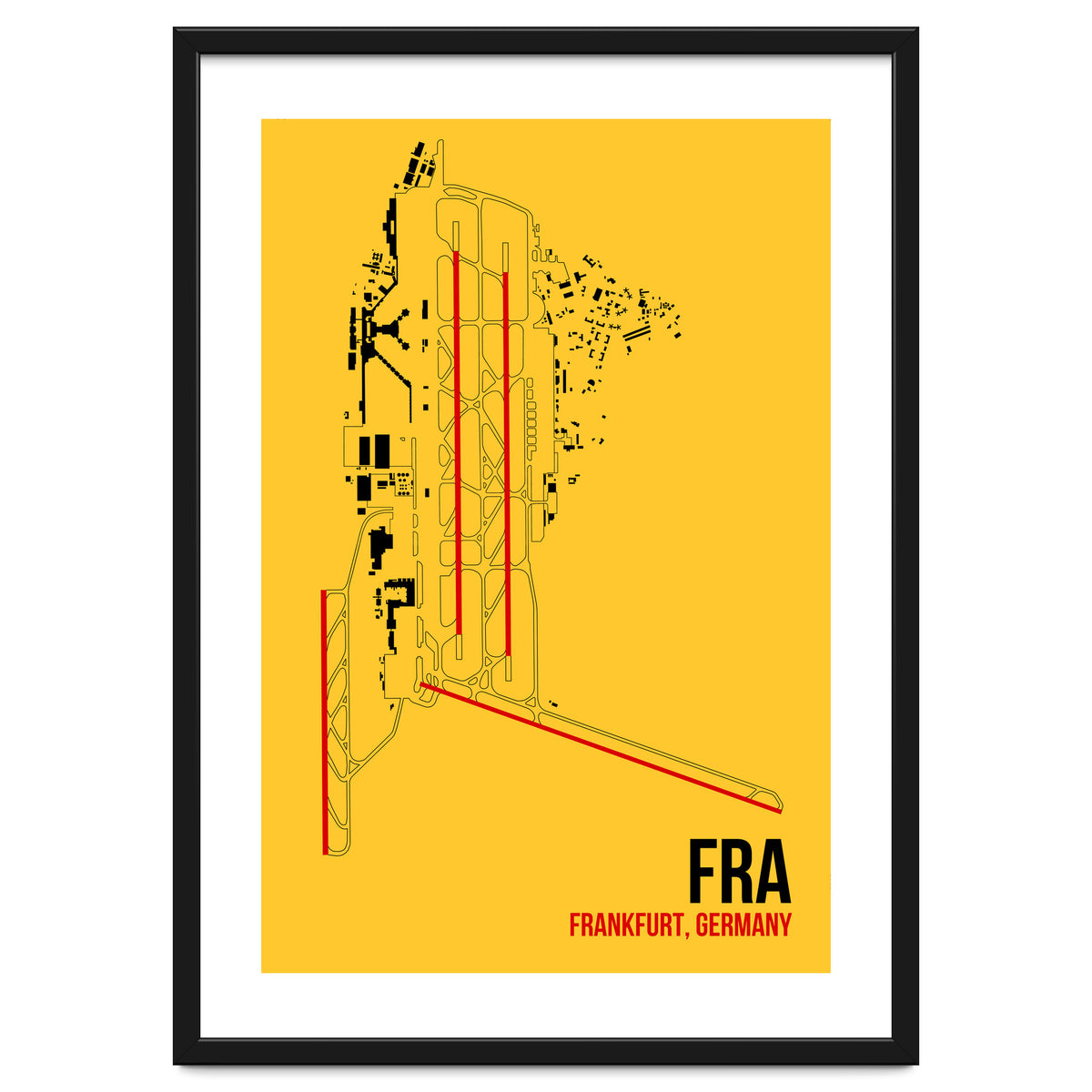 Frankfurt Airport Layout