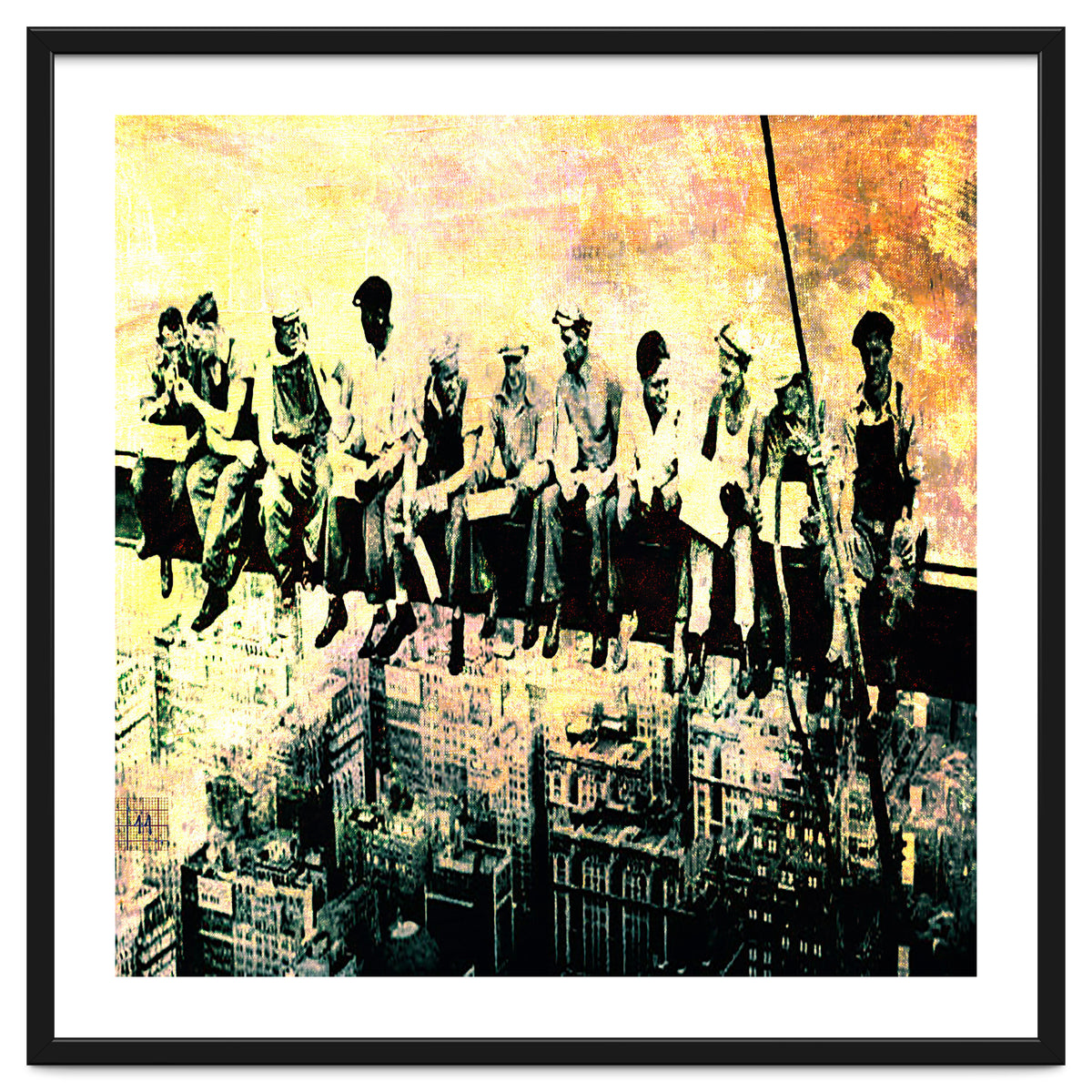 Rereading Lunch Atop A Skyscraper